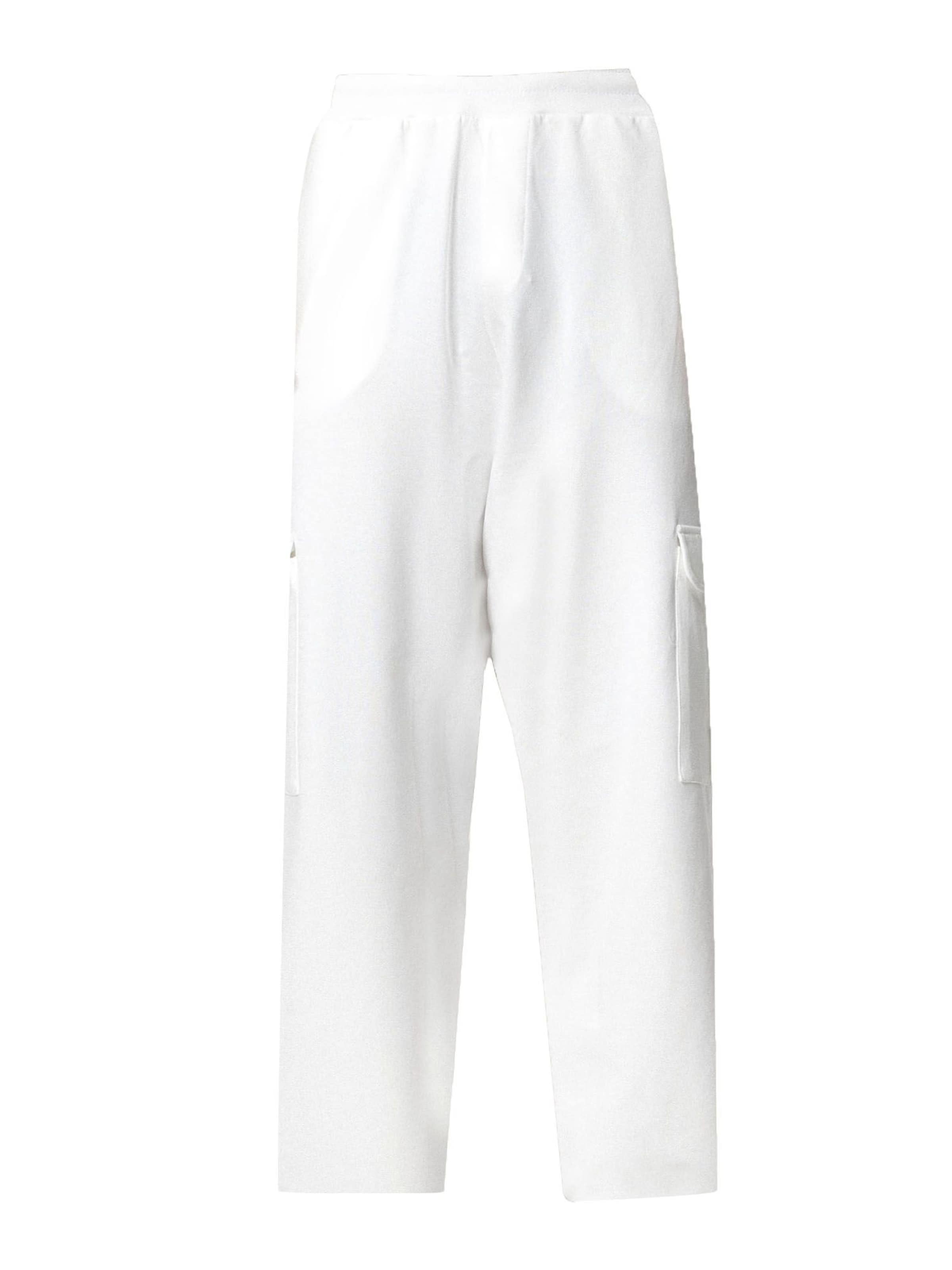 VAMOS CLO regular Παντελόνι 'Geranium' σε λευκό: μπροστά