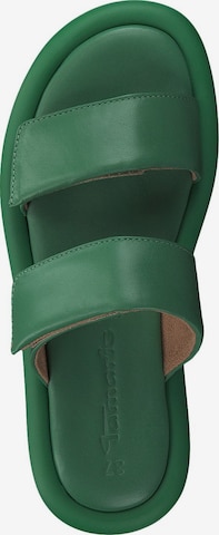 TAMARIS Mules in Green