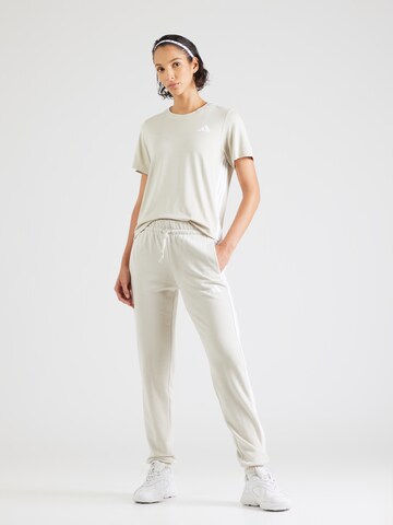ADIDAS SPORTSWEAR Tapered Παντελόνι φόρμας 'Essentials' σε μπεζ