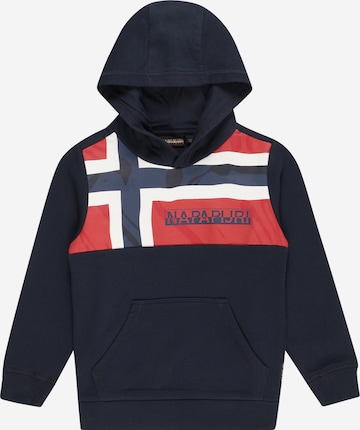 NAPAPIJRI Sweatshirt 'BERI' i blå: forside