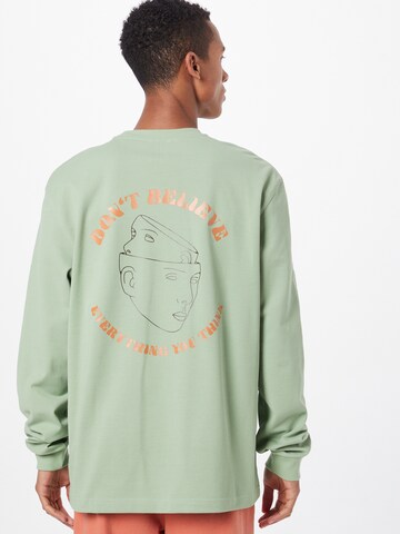 ABOUT YOU Limited Sweatshirt 'Jim'  by Jannik Stutzenberger' in Groen