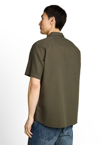 TOM TAILOR Regular fit Риза в зелено