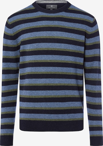 Pull-over Nils Sundström en bleu : devant