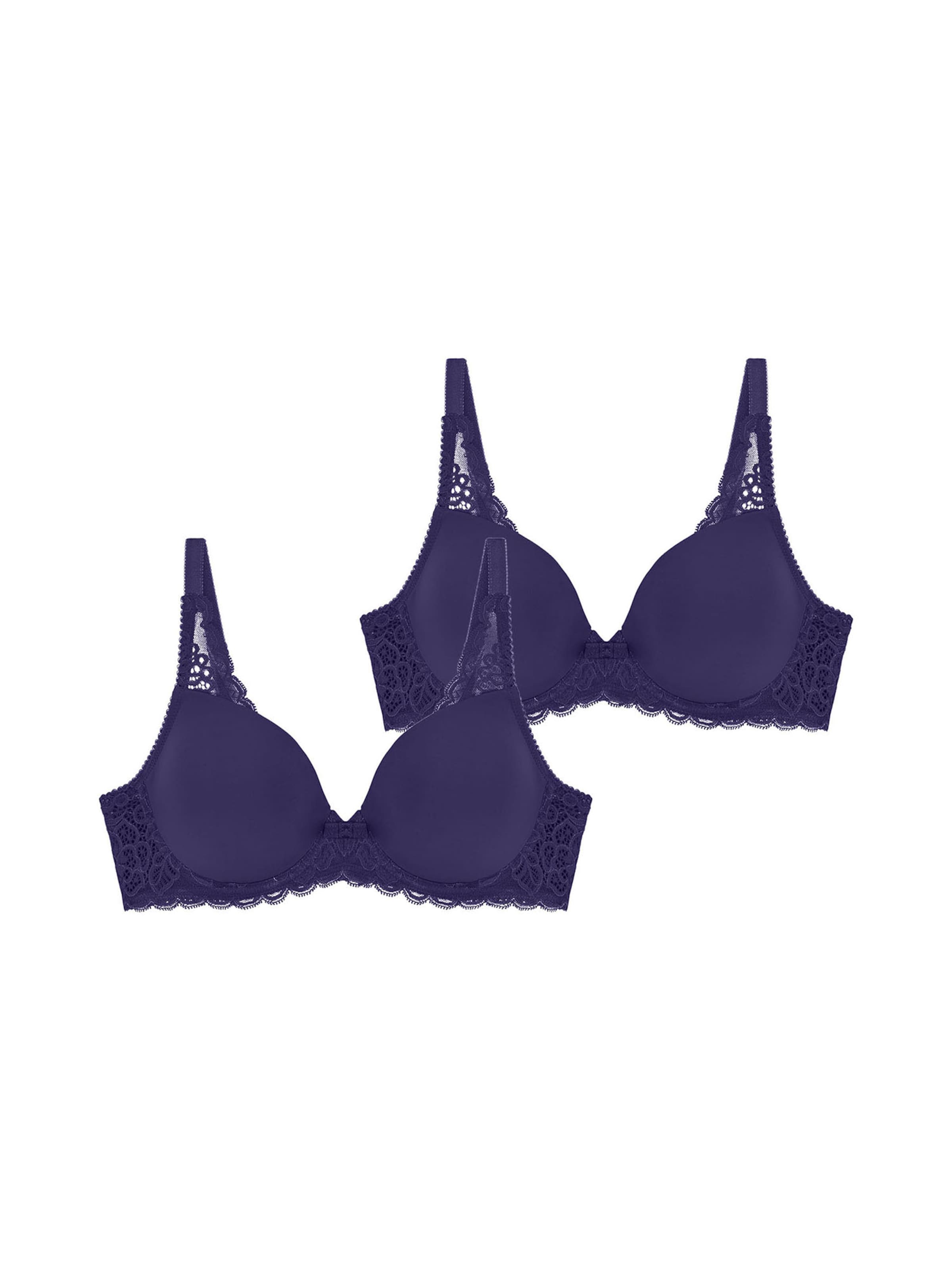 Triangle Soutien-gorge ' Amourette Spotlight ' TRIUMPH en violet : devant