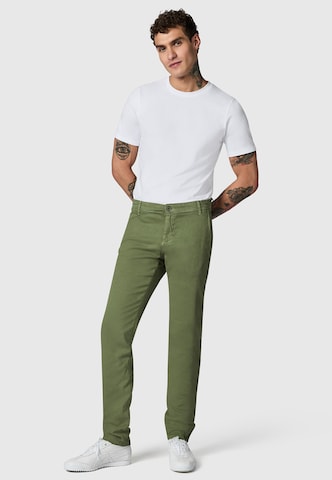 Coupe slim Pantalon chino 'Solon' Peak Time en vert