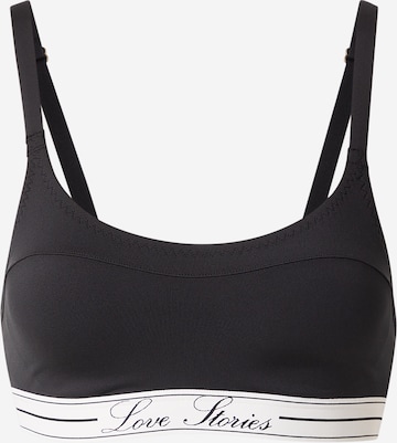 juoda LOVE Stories Biustjė Liemenėlė 'Tori': priekis