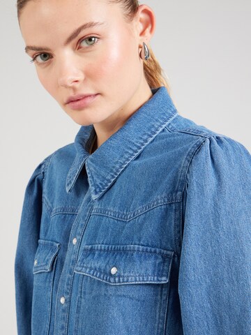 PIECES Blouse 'PAULA' in Blue