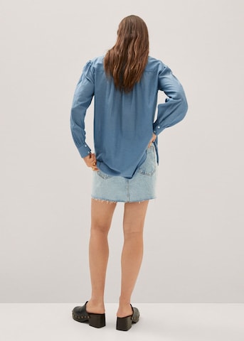 MANGO Blouse 'Aoza' in Blauw