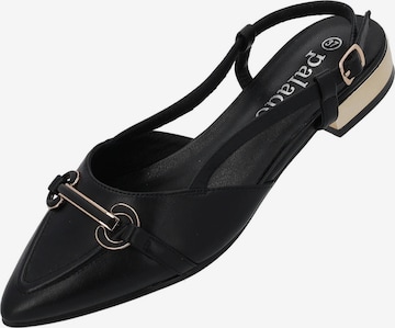 Palado Classic Flats 'Edef' in Black: front