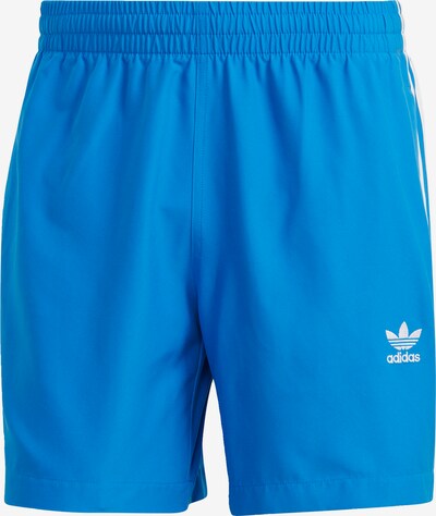 ADIDAS ORIGINALS Shorts de bain 'Adicolor 3-Stripes' en bleu / blanc, Vue avec produit