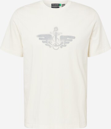 T-Shirt Dockers en blanc : devant