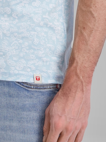 TIMEZONE T-Shirt 'Print' in Blau