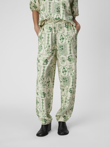 Regular Pantalon OBJECT en vert : devant