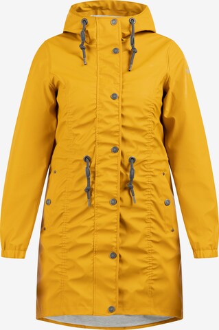 Usha Raincoat in Yellow: front