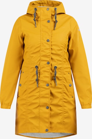 Usha Raincoat in Yellow: front