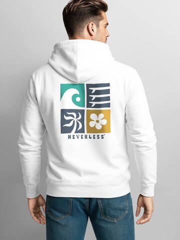 Neverless Sweatshirt 'California Surf' in White
