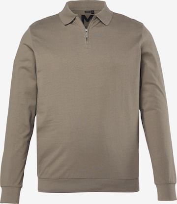 Men Plus Shirt in Braun: Vorderseite