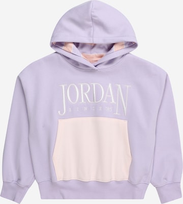 Sweat-shirt Jordan en violet : devant
