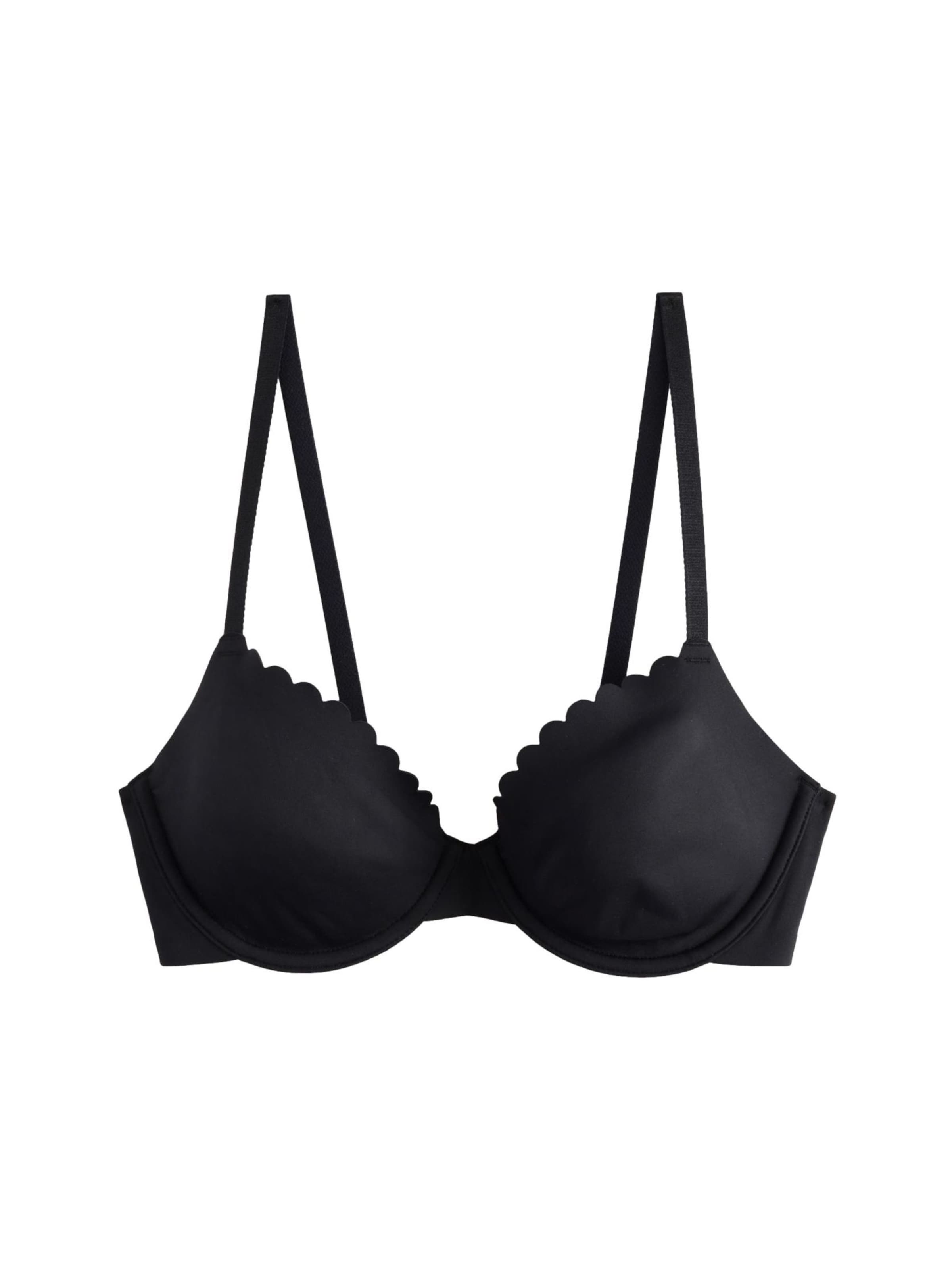 Next T-shirt Behå 'Forever Lite' i svart: framsida