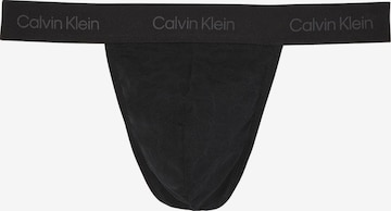 Slip Calvin Klein en noir : devant