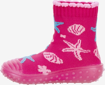 STERNTALER Slipper 'Sealife' in Pink