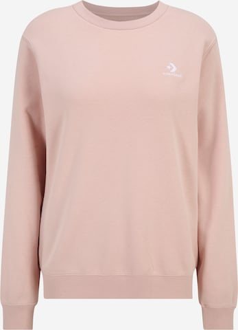 Sweat-shirt CONVERSE en rose : devant