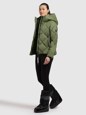 Veste d’hiver 'Lilian' khujo en vert