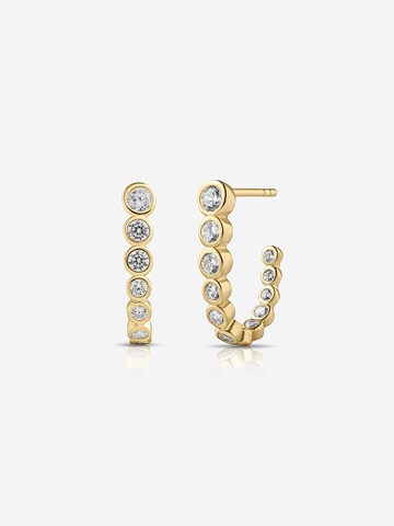 CLASSYANDFABULOUS Jewelry Earrings 'OSEANA LONGUE' in Gold: front