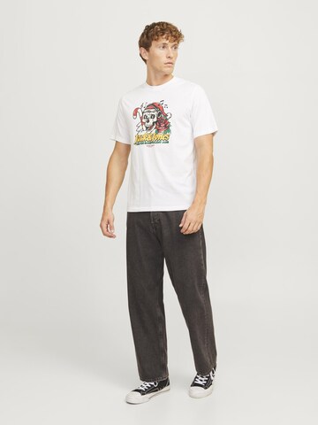JACK & JONES Shirt 'X-mas' in Wit