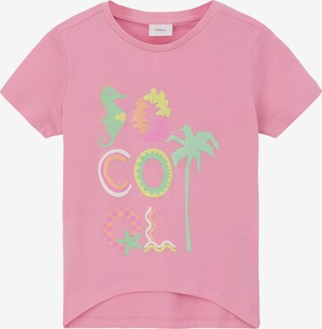 T-Shirt s.Oliver en rose : devant