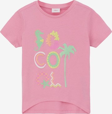 T-Shirt s.Oliver en rose : devant