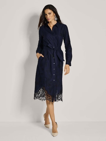 Robe-chemise MADELEINE en bleu