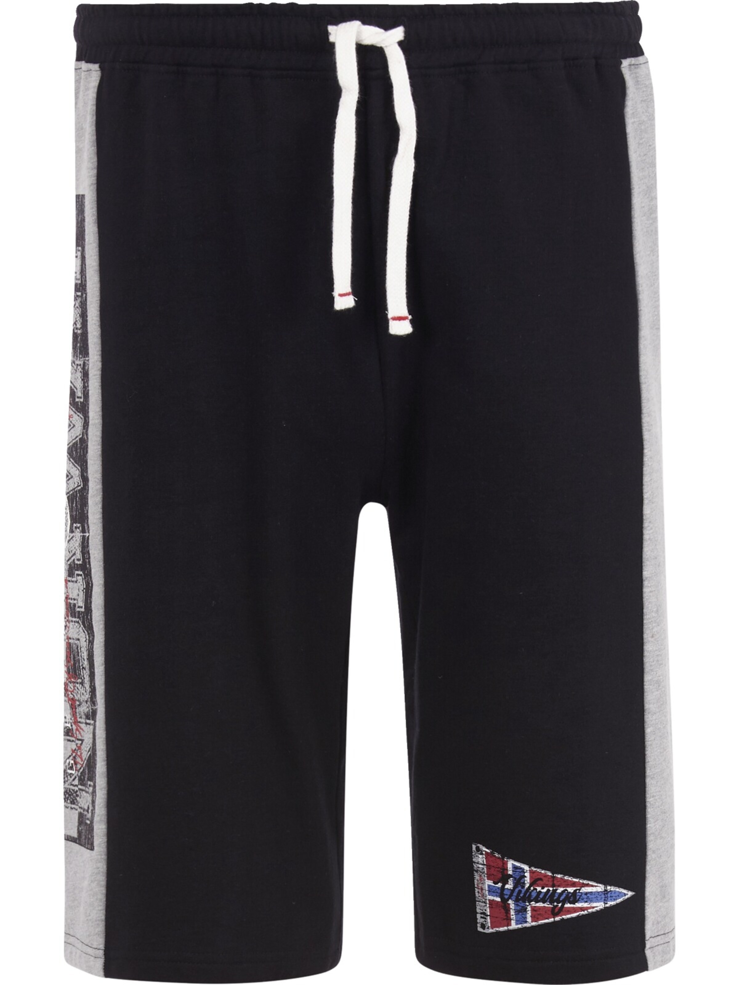 Jan Vanderstorm Loosefit Doppelpack Jogginghose 'Haral' in Grau