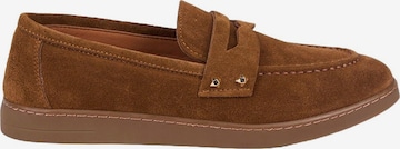 Desa - Mocasines 'Loafer' en marrón: frente