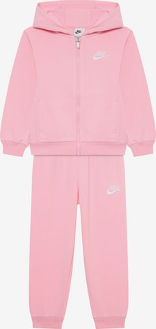 Nike Sportswear Joggingpak 'CLUB' in Roze: voorkant