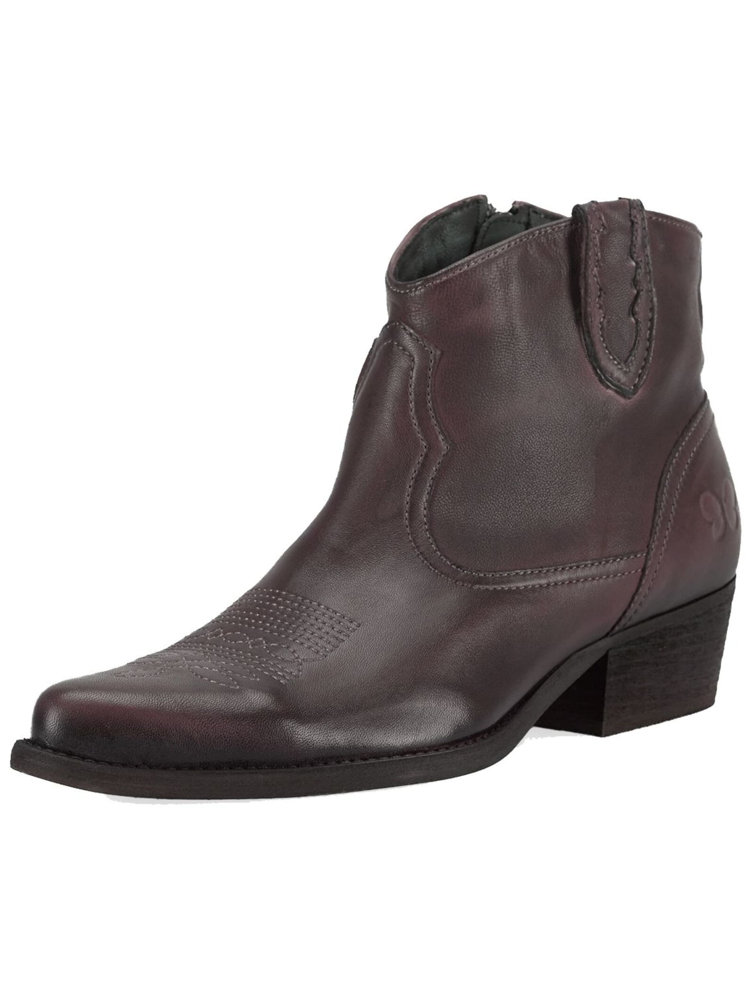 FELMINI Stiefelette 'West' in Rot: Vorderseite