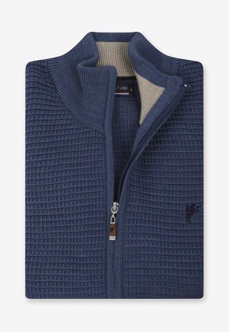 DENIM CULTURE Knit Cardigan 'Sean' in Blue