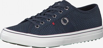 Sneaker bassa di s.Oliver in blu: frontale