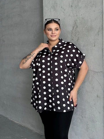 Stil Diva Shirt in Zwart