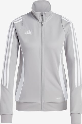 ADIDAS PERFORMANCE Training jacket in Grey: front