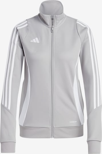 Jachetă de trening 'Tiro 24' pe XXXS-XXS ADIDAS PERFORMANCE pe gri deschis / alb, Vizualizare produs