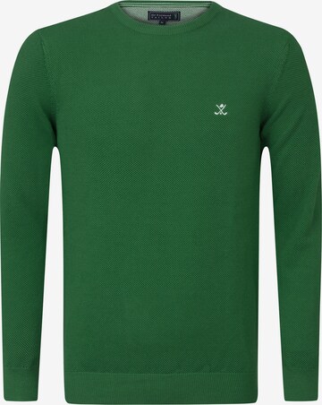 Pullover 'Oscar' di Sir Raymond Tailor in verde: frontale