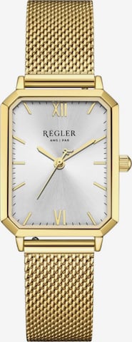Ceas analogic 'Régler Élégance Mesh Gold - Silver' de la Régler pe auriu: față