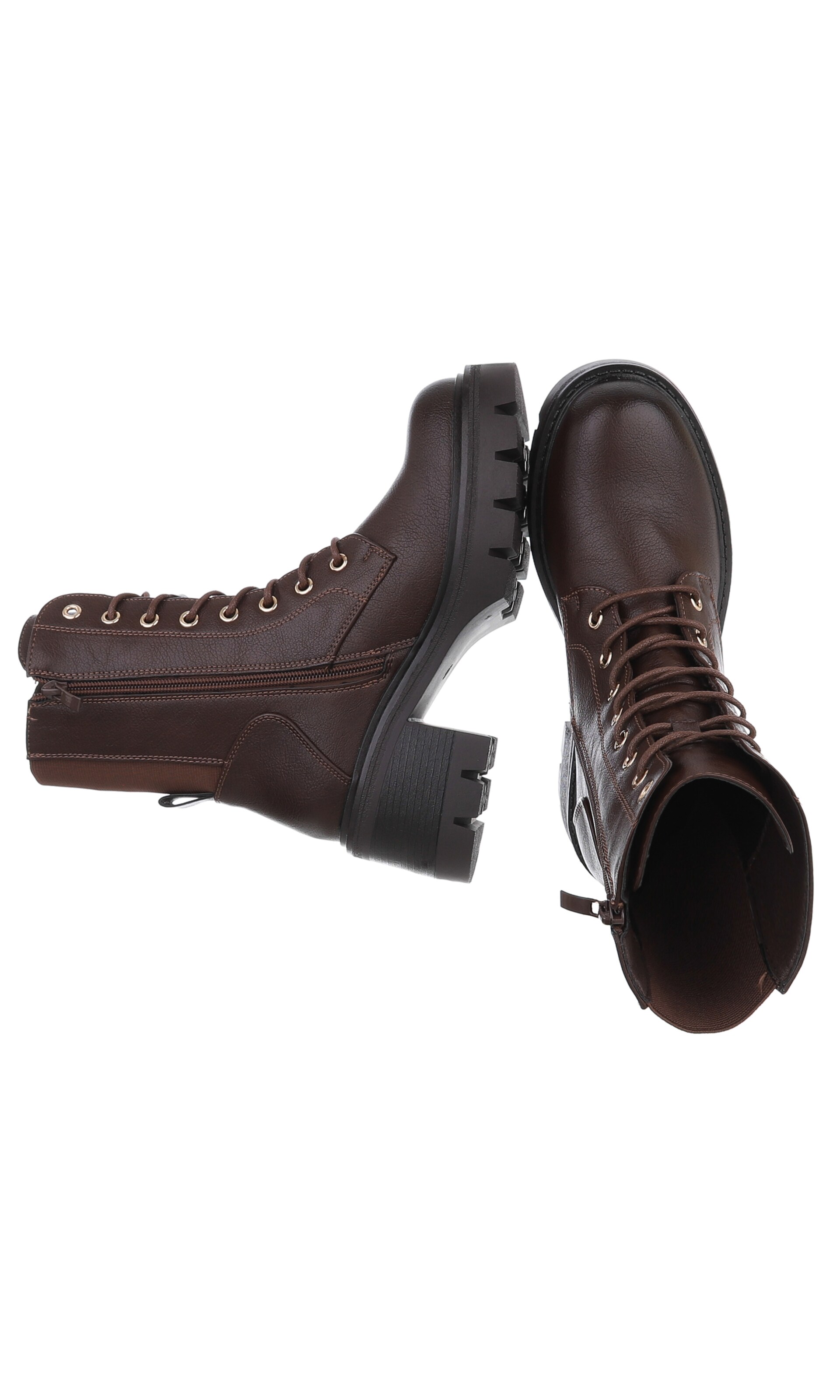 Ital-Design Stiefelette in Braun