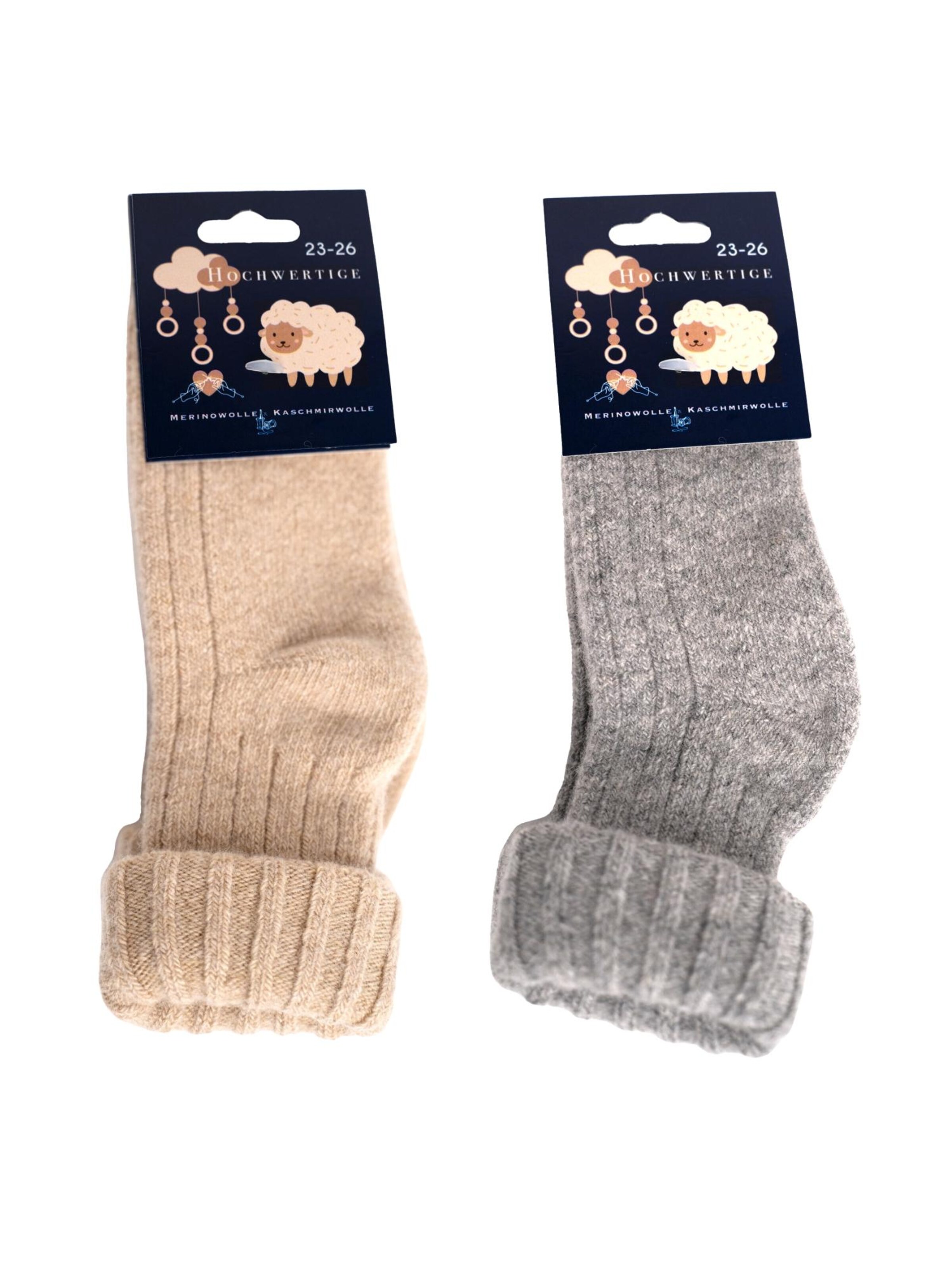 HomeOfSocks Socks 'HOS503' in Beige: front