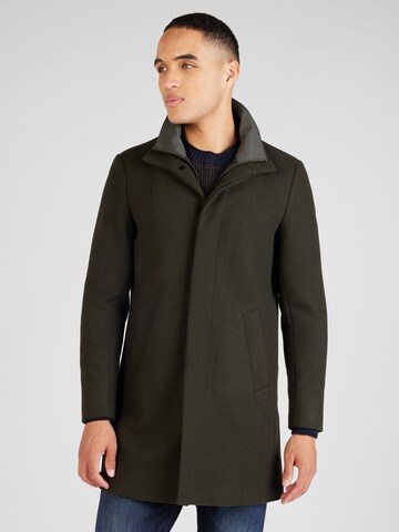 Matinique Regular fit Between-Seasons Coat 'Harvey N' in Green: front