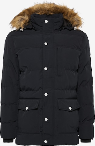 Parka d’hiver ICEBOUND en noir : devant