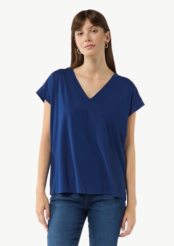 T-shirt COMMA en bleu : devant