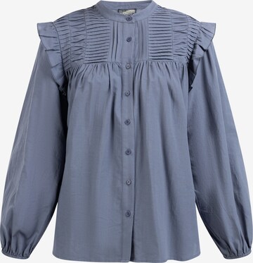 Camicia da donna di DreiMaster Vintage in grigio: frontale