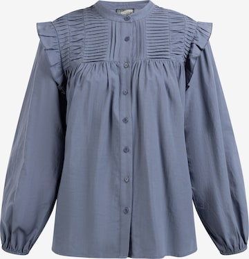 DreiMaster Vintage Blouse in Grey: front